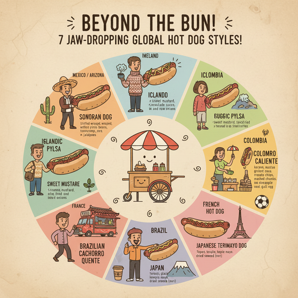 Beyond the Bun: 7 Jaw-Dropping Global Hot Dog Styles That'll Upgrade Your Cart Game