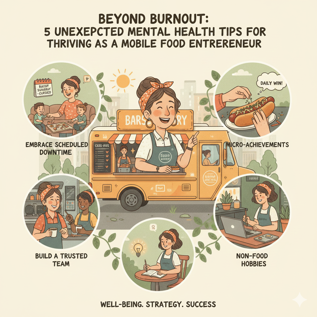 Beyond Burnout: 5 Unexpected Mental Health Tips for Thriving as a Mobile Food Entrepreneur