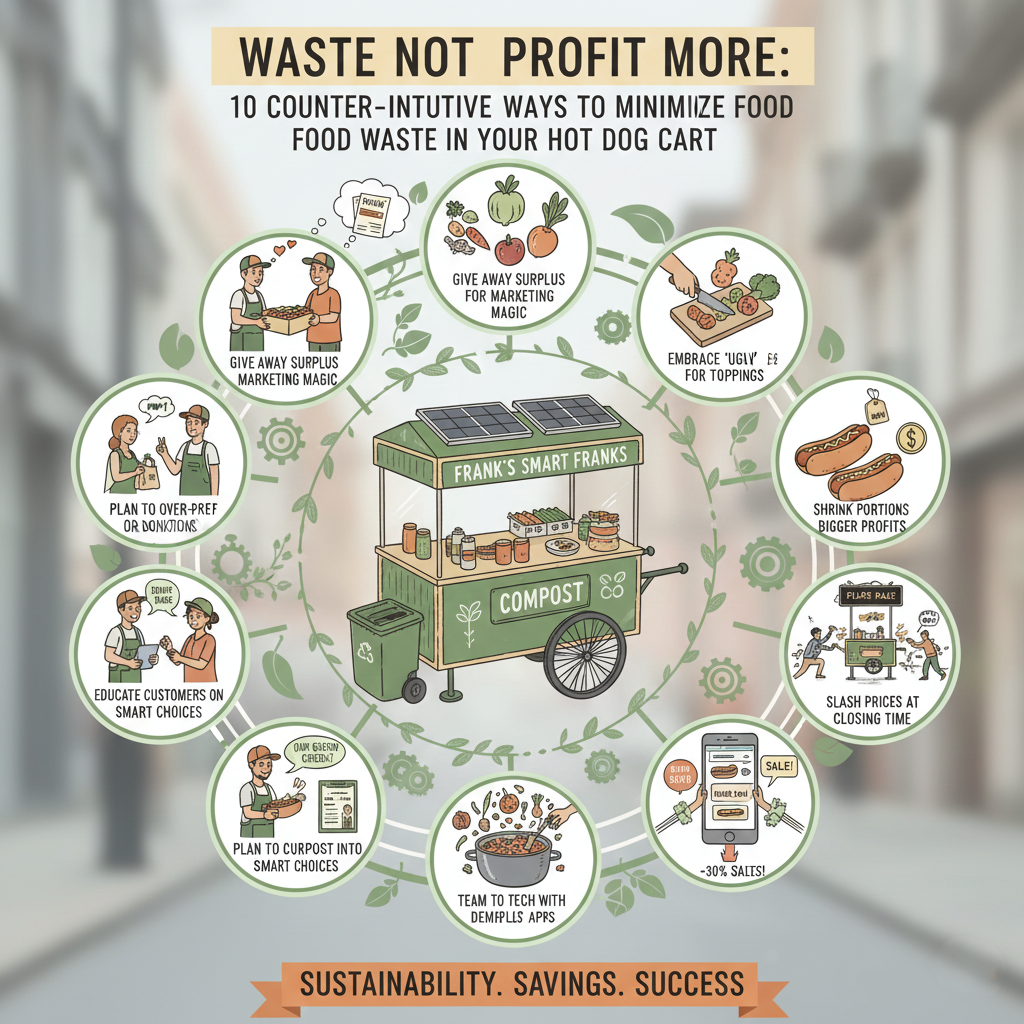 Waste Not, Profit More: 10 Counter-Intuitive Ways to Minimize Food Waste in Your Hot Dog Cart