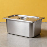 PJ10 304 Food-Grade Stainless Steel Square Food Storage Container with Lid Catering Food Storage Pan