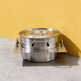 PJ6 304 Stainless Steel Stock Pot With Lid - Cookware Stockpot Healthy Cookware Polished Stockpots