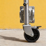 PJ16 Adjustable Jockey Wheel with Caster for Mobile Food Cart