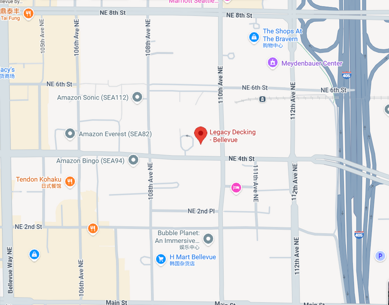 Map showing FoodCart Pro