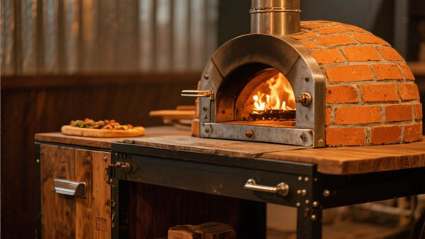 Custom Pizza Oven Cart