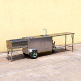 FC100 Street Vending Mobile Telescopic Foldable Food Cart For Sales