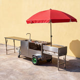 FC100 Street Vending Mobile Telescopic Foldable Food Cart For Sales