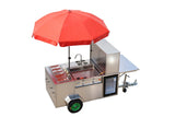FC101 Commercial Street Vending Mobile Stainless Steel Food Cart For Sales