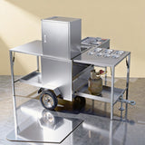 FC97 Food Cart Innovative Professional Street Food Cart Easily Set Up Cuisine Trailer Festival Catering Cart Business