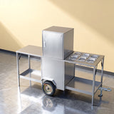 FC97 Food Cart Innovative Professional Street Food Cart Easily Set Up Cuisine Trailer Festival Catering Cart Business