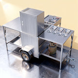 FC97 Food Cart Innovative Professional Street Food Cart Easily Set Up Cuisine Trailer Festival Catering Cart Business
