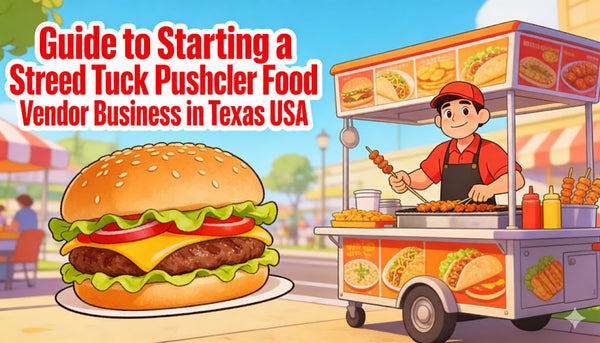 Guide to Starting a Street Food Truck Pushcart Food Cart Vendor Business in Texas, USA